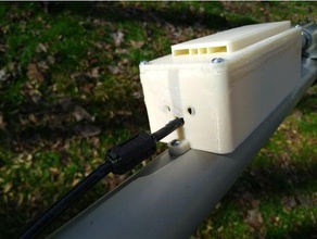 impermeável sdr recipiente de tampa ventilada eletrônica personalizado 3d print model - Mito3D
