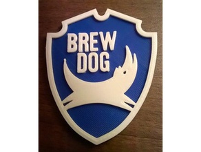 brewdog beer mat drinks coaster kitchen & dining can holder stand scotland scottish 3d print model - Mito3D
