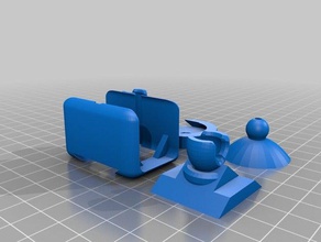 hive motion sensor wall mount bracket gadgets 3d print model - Mito3D