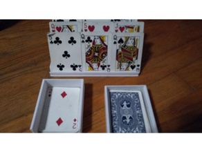 card deck holder toy game accessories playing cards 3d print model - Mito3D