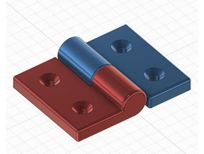 Sağ Sol kapı menteşeleri yedek parçaları 3d print model - Mito3D