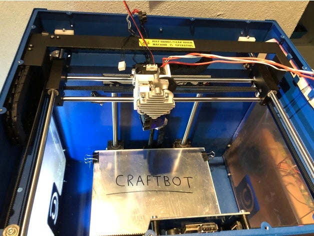 craftunique craftbot plus v2 3d-printer titan extruder upgrade printers 3D print model - Mito3D