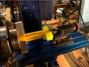 cnc değirmen ekseni makerbeam çete demiryolu 4 makine araçlar -bir eksen deneysel dördüncü tutucu laboratuvar freze makinesi patoloji araştırma dönme 3d print model - Mito3D