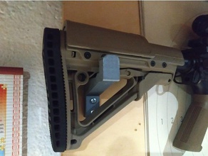rifle de airsoft la pared apoyo deporte al aire libre 3d print model - Mito3D