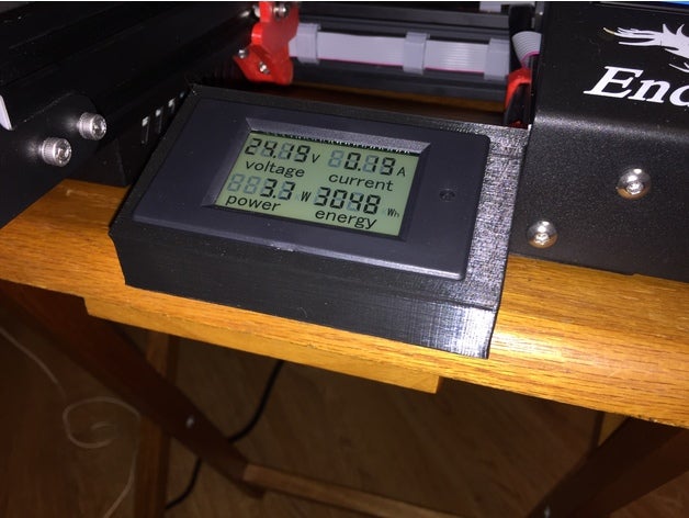power meter housing 3d printer accessories ammeter ammeter-voltmeter wattmeter 3D print model - Mito3D