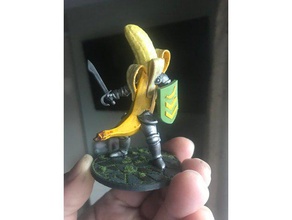 28mm banana knight v2 games dd dnd fantasy figure mini miniatures miniture wargame wargames wargaming