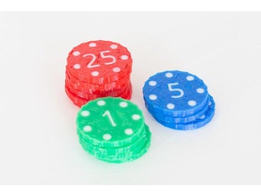 fichas de poker contenedor almacenamiento juegos nsfw 3d print model - Mito3D