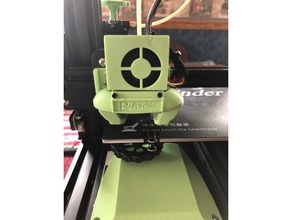 ender 3 stock da tampa ventoinha alvo mais frio 3d a impressora acessórios 3d print model - Mito3D