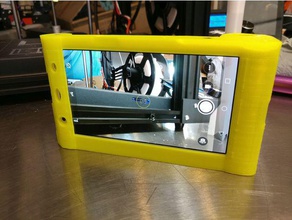 moto z2 force de la caméra cas shell mobile téléphone 3d print model - Mito3D