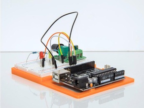 arduino uno r3 project holder small breadboard electronics arduino case breadboard holder