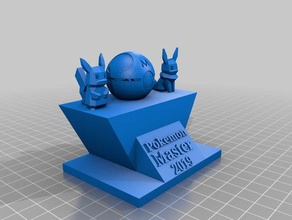 pokemon trofeo 3d impresión 3d print model - Mito3D