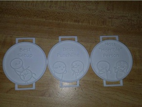 joking hazard medals games badge explosmnet 3d print model - Mito3D