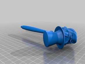scrooge martelo adereços juiz malho 3d print model - Mito3D