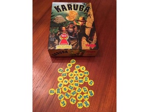karuba numbered tiles toy game accessories 3d print model - Mito3D