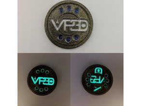 vp3d maker fidget moneta la stampa premiato creatore di prusa i3 mk3 3d print model - Mito3D