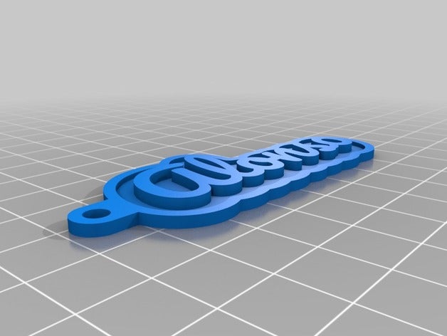 alonso chaveiros personalizado 3D print model - Mito3D
