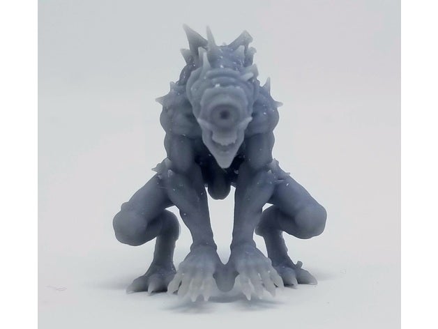 nothic le creature dnd in miniatura 3D print model - Mito3D