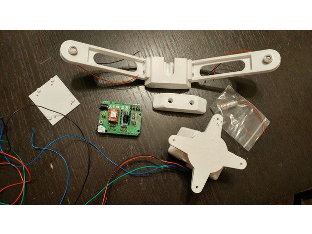 ciclop vereinfachte fixierten linken arm - Elektronik 3dscanner 3D print model - Mito3D