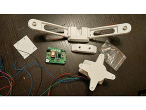 ciclop simplifié fixe le bras gauche de l'électronique 3dscanner 3d print model - Mito3D