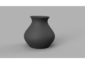 lota ciotola interattiva art tazza il logo versare la fuoriuscita vaso 3d print model - Mito3D