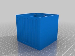 mi personalizados apilable resistencia de la caja almacenamiento electrónica 3d print model - Mito3D