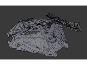 cobra mk iv elite dangereux 3d de l'impression L'imprimante elitedangerous la science scifi les navires vaisseaux spatiaux 3d print model - Mito3D