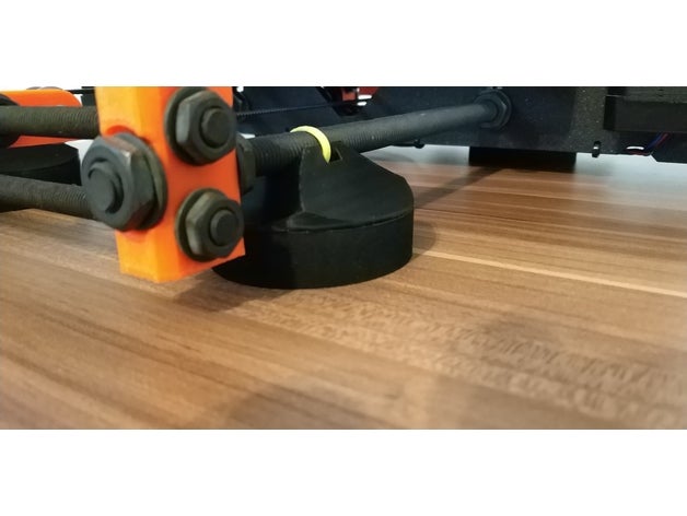 prusa i3 mk2 mk2s amortiguador de vibraciones pies espuma 3d la impresora accesorios 3D print model - Mito3D