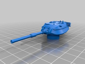 magach-6 m60 de la torreta vehículos tanque 3d print model - Mito3D