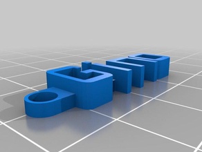 gino organização personalizado 3d print model - Mito3D