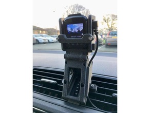 skoda fabia dashcam holder automotive mount 3d print model - Mito3D