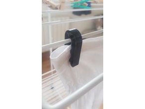 prendedor de roupa springless do agregado familiar suprimentos clipe roupas peg 3d print model - Mito3D