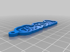 abo neal keychains customized 3d print model - Mito3D