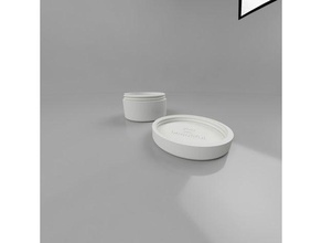 contenant de la crème les conteneurs buro burofablab creme pot 3d print model - Mito3D