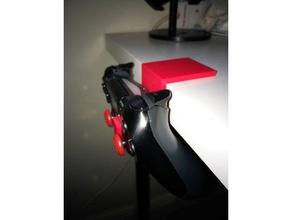 desk mount ps4 controller ordinateur mont stand 3d print model - Mito3D