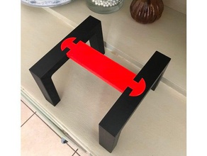 simple monitor stand computer 3d print model - Mito3D