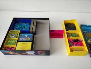 genişleme Ekle dinozor Adası aşağı tüm yol kutuları oyunlar 3d print model - Mito3D