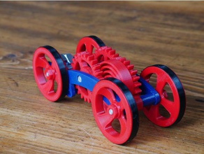tri-mode motore a molla per auto più grande non di o-ring meccanica i giocattoli ragazzi nsfw 3d print model - Mito3D