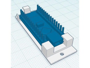arduino nano holder electronics 3d print model - Mito3D