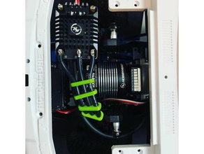 motor sin escobillas de alambre separador rc vehículos soporte administración cables 3d print model - Mito3D