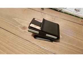minimal wallet visor clip automotive step basic car sun minimalist organization file useful 3d print model - Mito3D