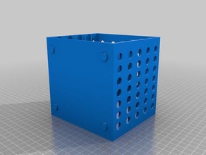 los artículos pequeños organizador de la herramienta titulares cuadros personalizable cajón piezas pequeñas almacenamiento 3d print model - Mito3D