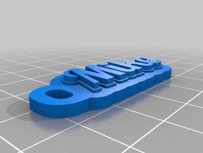 mike keychains customized 3d print model - Mito3D