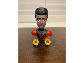 miles morales bust into spiderverse props marvel marvel comics marvel universe spider-man spiderman