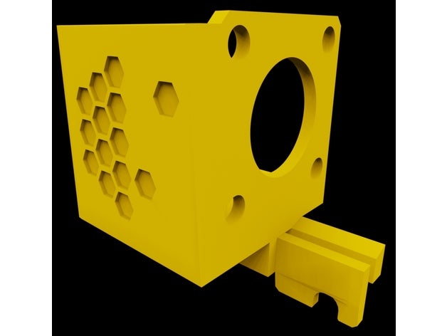 ender 3 direct extruder 3d printer extruders mount 3D print model - Mito3D