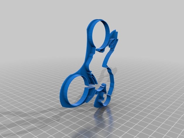 les cookies mignon de motocross 3d l'imprimante accessoires cookiecutter 3D print model - Mito3D