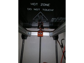 hypercube 3-point bed bracket 3d printer parts heatbed mount 3d print model - Mito3D