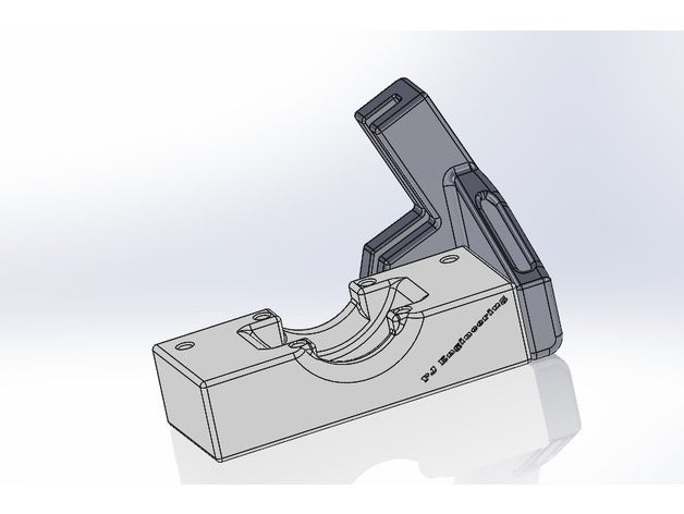 usta 42cc chainsaw manyeto motor mount rc tekne araç mühendislik parçaları 3D print model - Mito3D