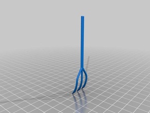 pitch fork hobby 3d print model - Mito3D