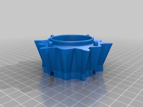 another gothic lantern base 3d print model - Mito3D