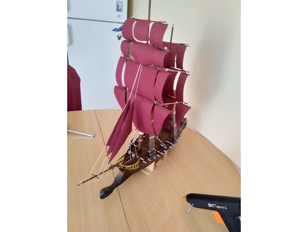 jackdaw assassins creed iv ship vehicles black flag blackflag sailing 3D print model - Mito3D